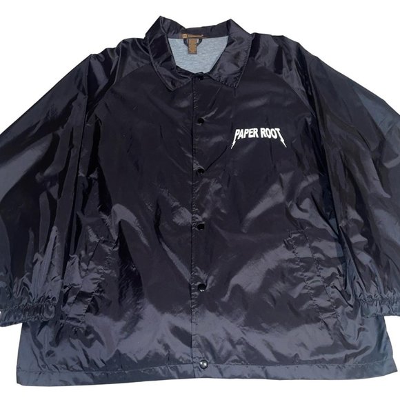 Y2K Paper Root World Tour Yeezus Style Nylon Jacket XL - Picture 2 of 3